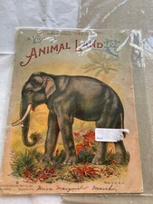 1932 A VISIT TO ANIMAL LAND MADE IN USA PAPERBACK CHILDS BOOK RARE