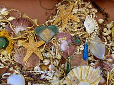 Natural Sea Shells Mixed Lot Bulk Craft Shells Coastal Christmas Holiday Decor