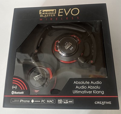 CREATIVE SOUND BLASTER EVO USB HEADPHONES BRAND NEW SEALED BOX !!! RARE !!!