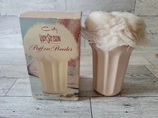Coty Lady Stetson Puff On Dusting Powder Perfumed Talc Vintage BOX Pfizer OPENED