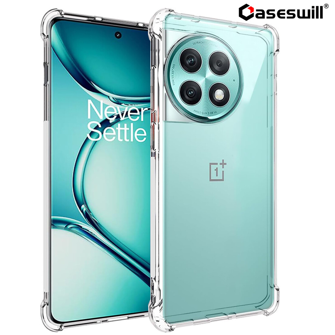 For OnePlus 13 13R 12 12R 11 Case Slim Clear Shockproof Soft TPU - Main Image