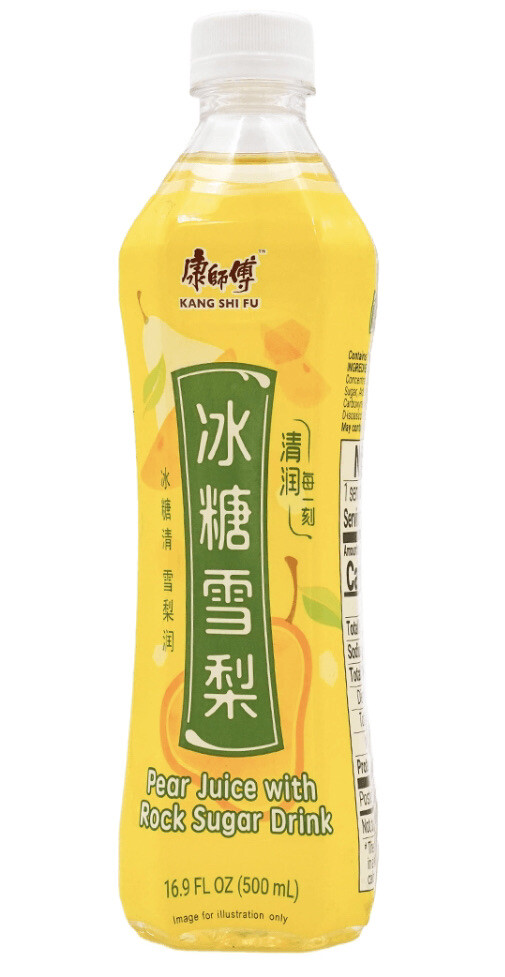 24 Pack) KANGSHIFU Snow Pear Juice with Crystal Rock Sugar