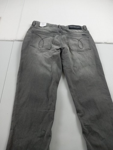 Calvin Klein Jeans Boys Size 16 Skinny Moulant Delgada Gray Distressed Classic - Picture 14 of 16