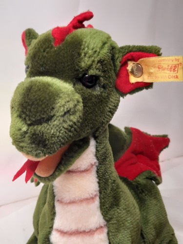 STEIFF ROCKY DER DRACHE mit KNOPF IM OHR SELTEN - Bild 8 von 8