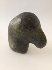 Inuit Sculpture, Stone, Bird Head