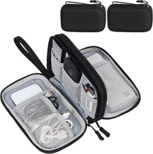 2 Pcs Size M FYY Electronic Organizer Travel Cable Organizer Bag Electronic NEW