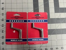 2-pack lot US Hardware WP-8887C Mobile Home Awning Window Crank 1-3/16" Metal