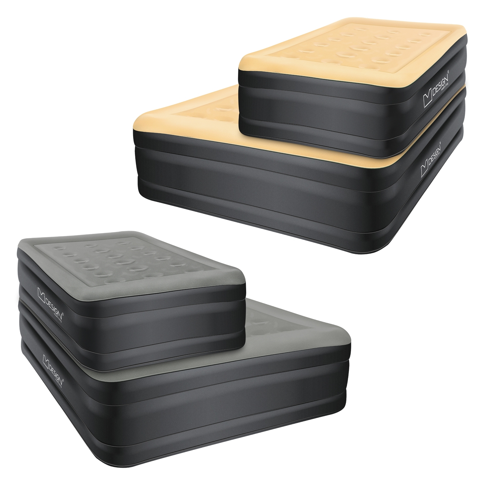 Cama autohinchable para viaje camping colchón con bomba de aire para invitados