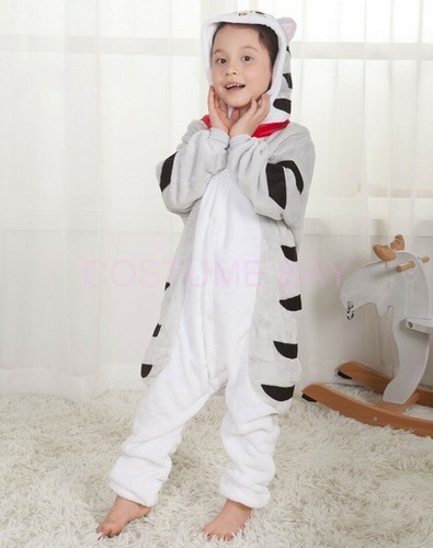 Kids Children's Onesie Unisex Kigurumi Animal Jumpsuit Costume Pajamas Sleepwear - Picture 31 of 183