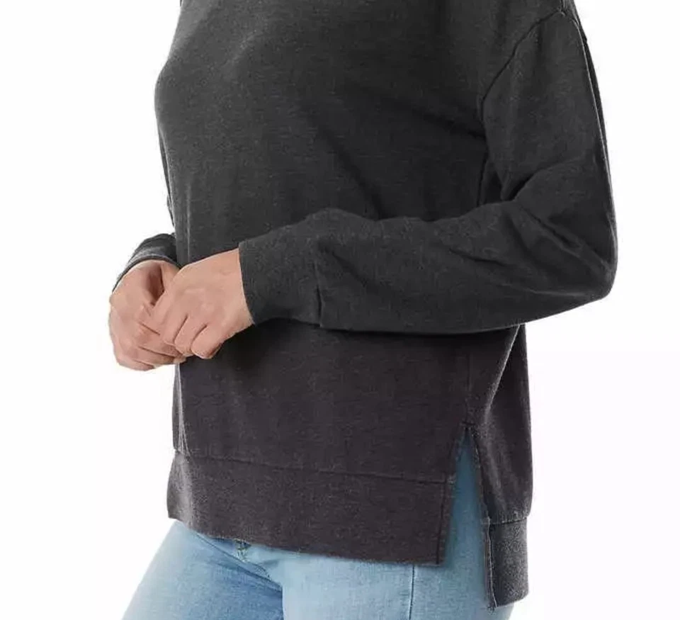 Nueva sudadera pulóver de algodón gris de felpa francesa Buffalo para mujer nueva con etiquetas Foto 4 de 4