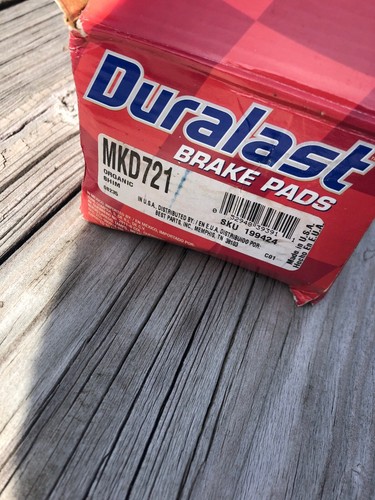 Duralast MKD721 Brake Pad Pads Organic Fits Subaru Impreza Legacy Outback D721 - Picture 3 of 9