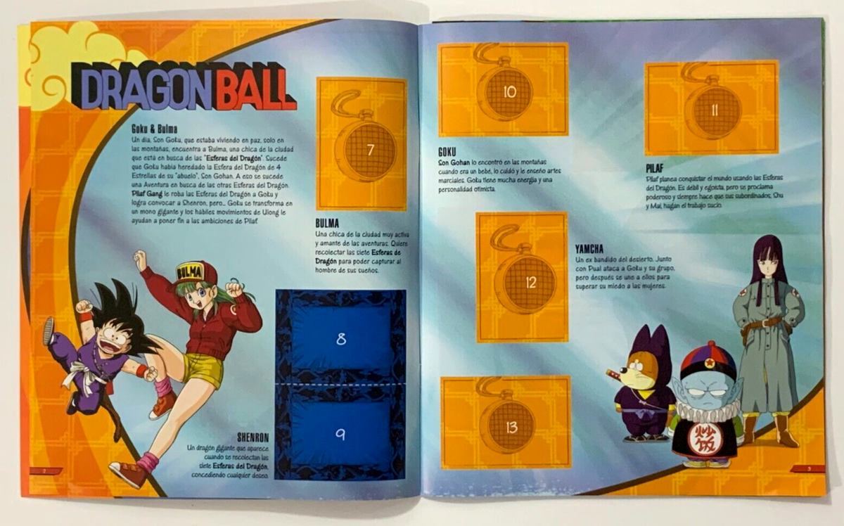 Album Autocollants Dragon Ball 3 Réédition - Set Complet 204/204 - Pérou 2022 - Neuf