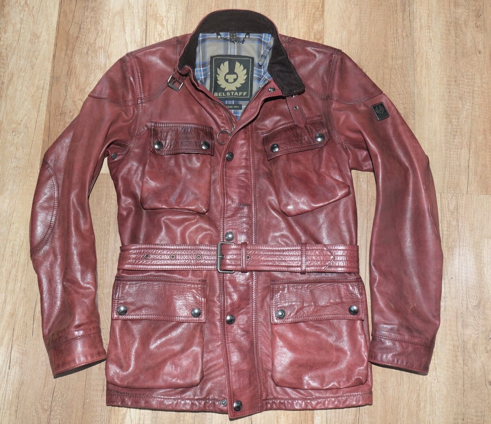 Belstaff Trialmaster Panther Mens Leather Jacket Size… - Gem