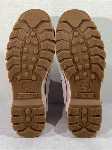 Timberland Women’s Size 7 EU 38 Euro Hiker White Pastel WP Nubuck Boots AJ-346 - Picture 8 of 9