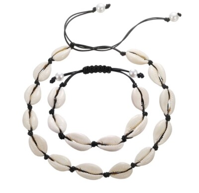 VSCO Girl Shell Necklace With Matching Great Gift For