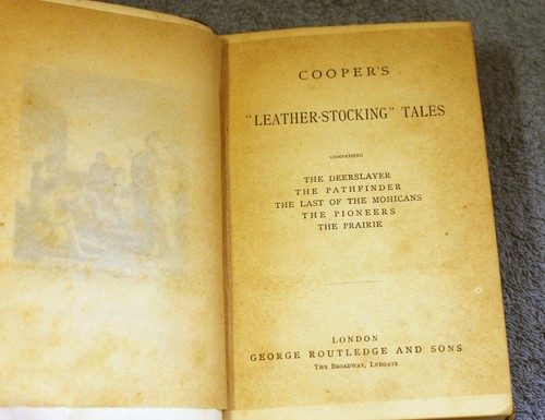 Leather-Stocking Tales - Cooper - Routledge, London, Early Printing, Illustrated - Picture 5 of 9