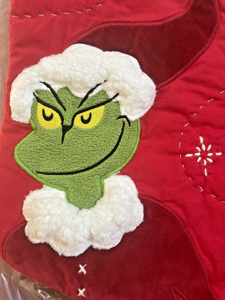 Medias de Navidad Pottery Barn GRINCH Navidad Regalo Dr. Seuss Fiesta Niño Disney, Foto 3 de 4