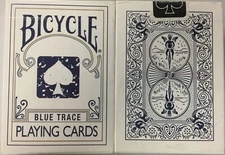 Rare Bicycle Blue Marble Trace Poker Playing Cards Standard Rider Back Deck