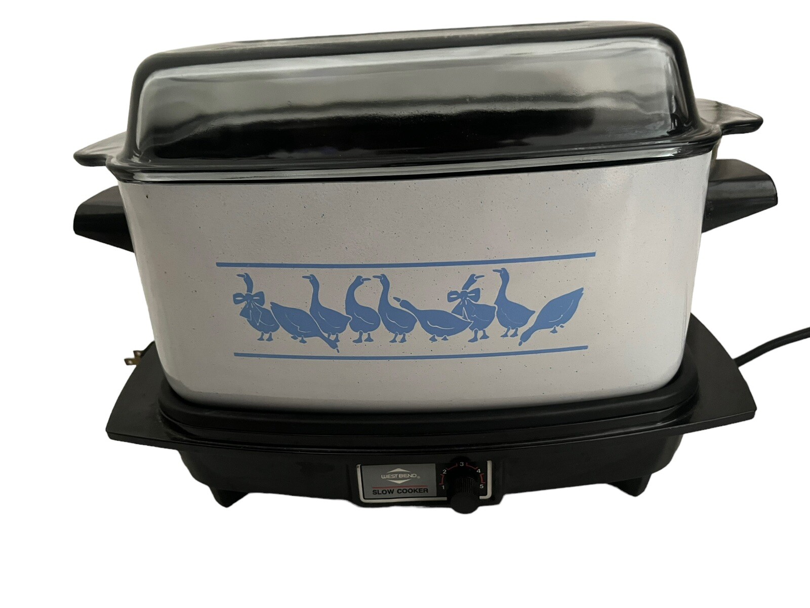 Vintage West Bend 4 QT Slow Cooker, Mini Grill, Casserole