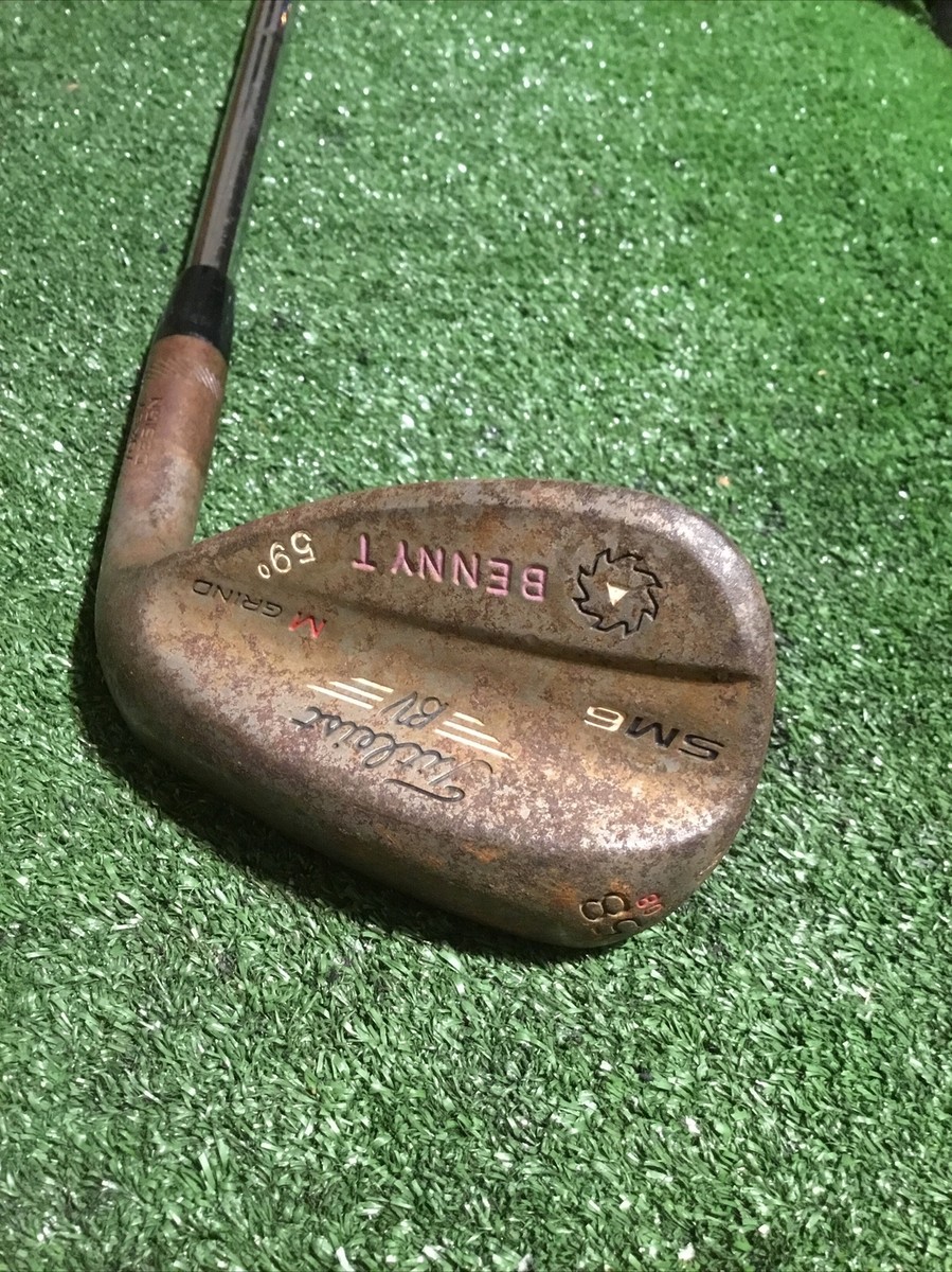 Titleist Vokey Design SM6 M Grind Raw 59* Lob Wedge Steel