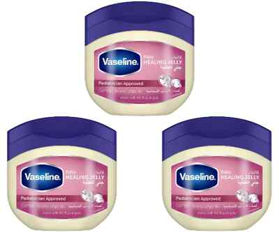 3×Vaseline Pure Petroleum Jelly Soothing&Protective Healing Baby Skin Care 250ml