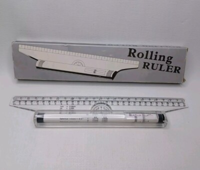 Vintage Rolling Ruler M.S.R. Imports Taiwan