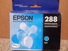 New Epson Genuine T288220 Cyan SEALED Ink Cartridge Exp. 04/2024