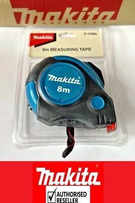 8M Makita Autolock Measuring Tape Metres Metric Imperial Strong Magnet*Free Post