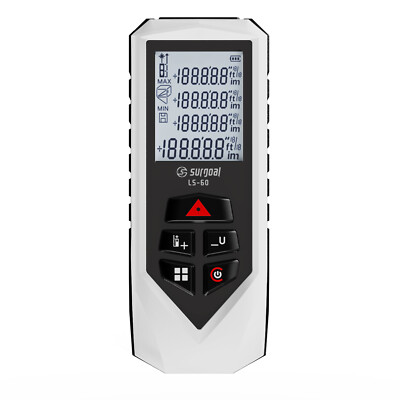 Laser Measure Tool Handle Distance Measuring Tape for Area Volume Pythagoras