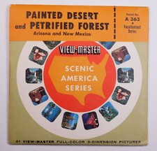 View-Master Painted Desert Petrified Forest 3 reel packet A363 -EG