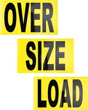 Warning Magnetic Oversize Load Signs Wide Load Sign for Safe Hauling 12" x 60"