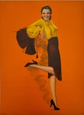 1940s Billy DeVorss Art Deco Pin-Up Print 10x8 – Glamorous Vintage Beauty