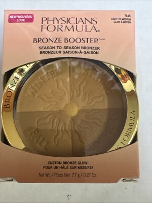 NIB Physicians Formula Bronze Booster Season to Season 7545 Light to Medium