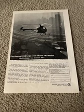 Vintage 1963 HUGHES TOOL COMPANY 269A AIRCRAFT DIVISION PRINT AD 1960s