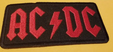 Embroidered AC/DC Rock band Patch approx 2x4"