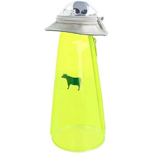 Sunstar UFO Pen Case YELLOW Pencil Pouch Unidentified Flying