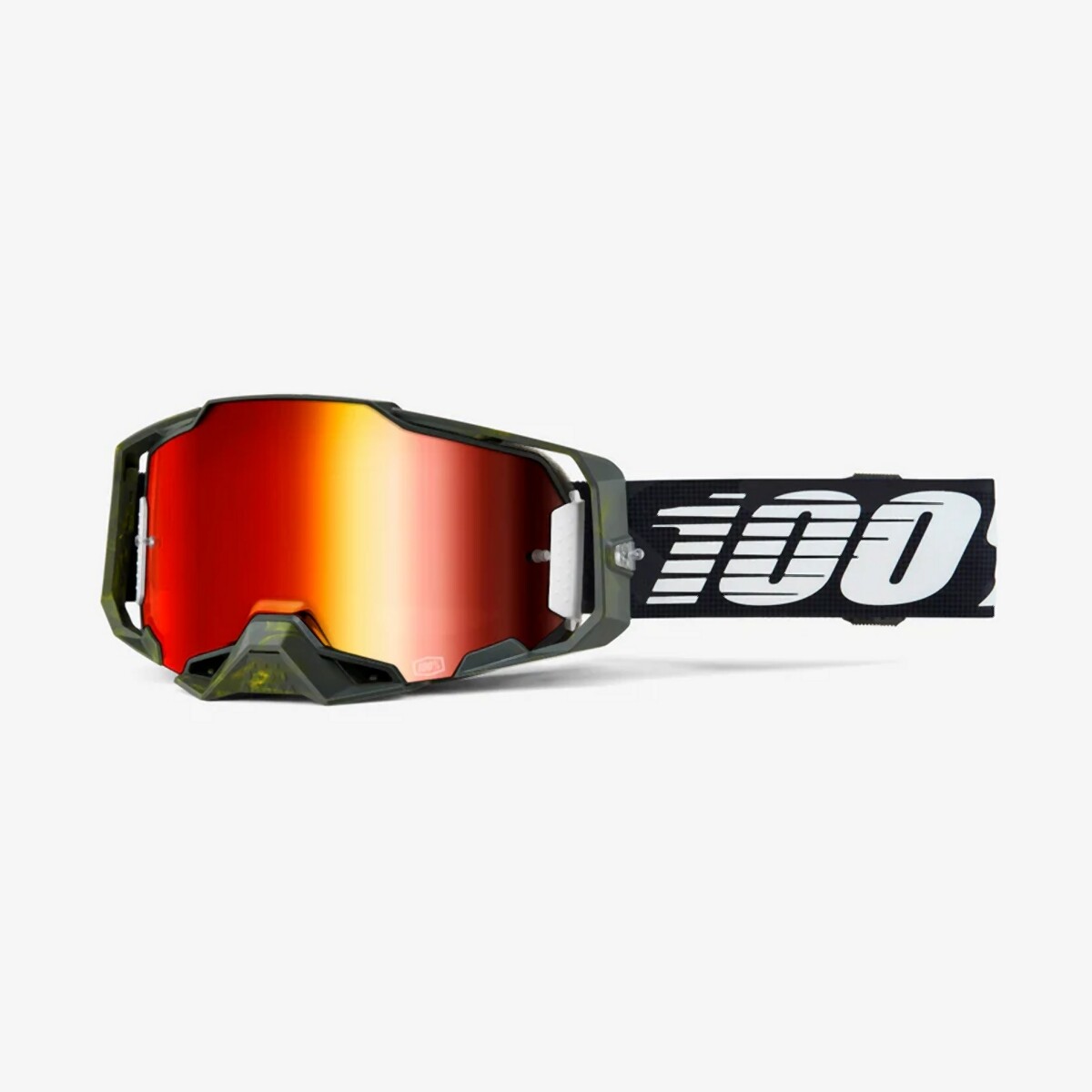 Lunettes de protection Armega Soledad haut de gamme écran rouge et châssis noir
