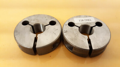 11/16 24 UNEF 3A LEFT HAND Thread Ring Gage GO .6604 / NO GO .6574 *NO WAX SEAL*