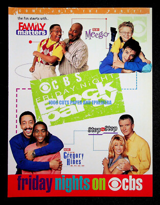 Family Matters Meego Step By Step CBS TV 1997 Print Magazine Ad Poster ...
