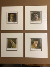 David Shepherd Limited Edition MINIATURES COLLECTION. Set of 4. No. 51/1000