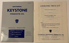 Keystone Products Co. Laboratory Equipment Catalog & Price List Philadelphia Pa