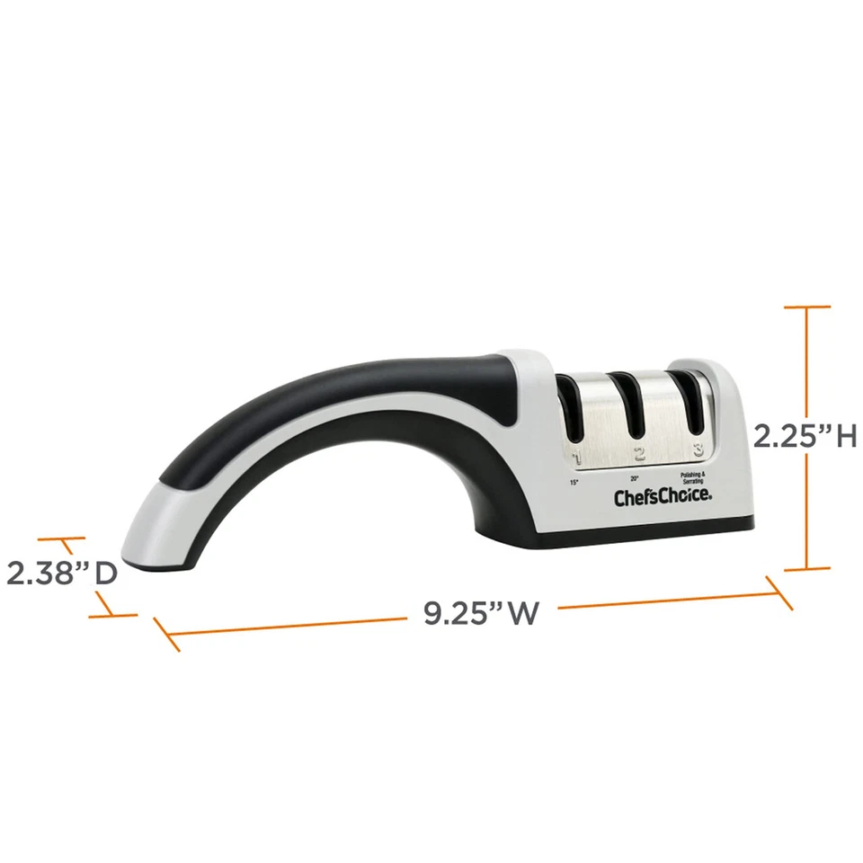 4643 Manual Knife Sharpeners 15 and 20-Degree for Serrated and Straight Knives D - Image 2 of 4