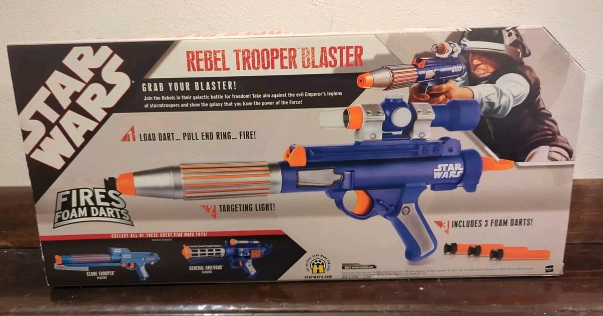 Star Wars Nerf Rebel Trooper Blaster 2006 Hasbro NEW Factory