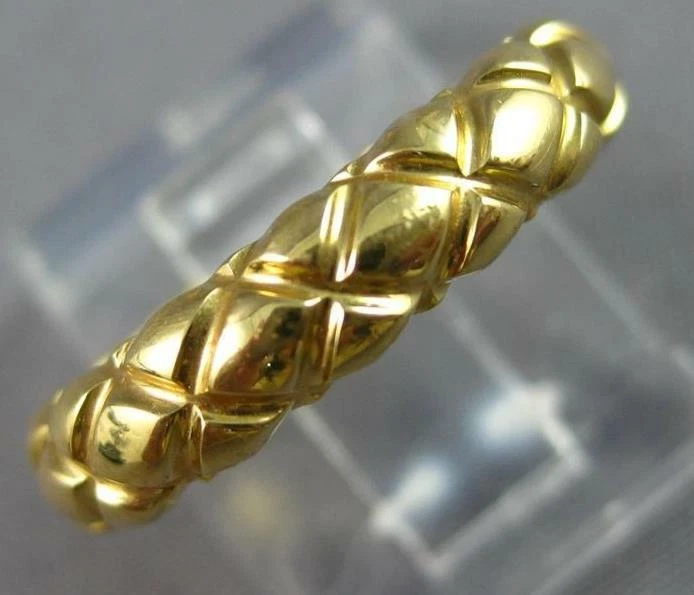 TIFFANY & CO. ANELLO ESTATE ORO GIALLO 18KT 3D TIFFANY & CO CRISS CROCE ANNIVERSARIO