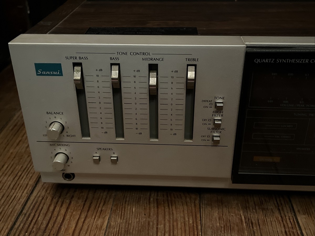 Sansui Stereo Receiver Quartz Synthesizer Compu Model #Z