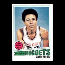 Mack Calvin 1977-78 Topps Denver Nuggets #96 NBA Vintage!