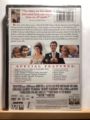 Steel Magnolias (DVD, 1989) Sally Field - Dolly Parton - Julia
