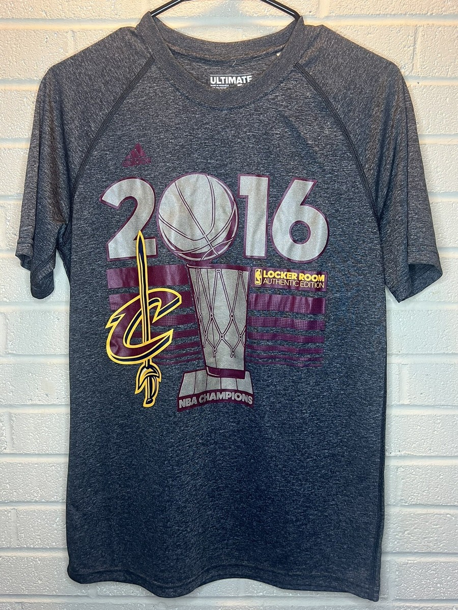 CLEVELAND CAVALIERS T SHIRT ADIDAS 2016 LOCKER ROOM CHAMPIONSHIP