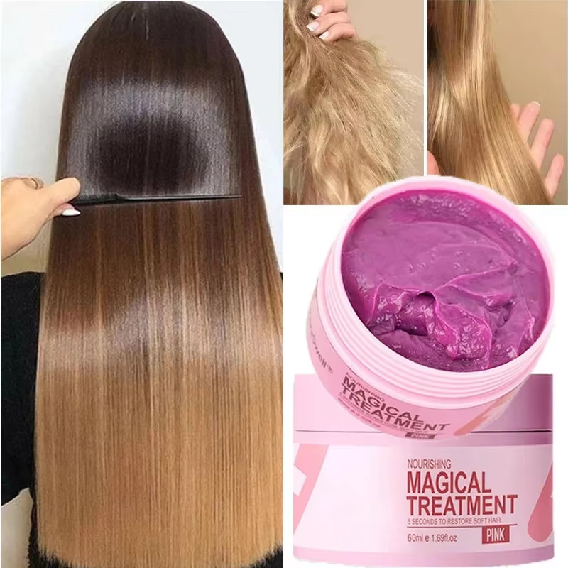 Masque capillaire magique cheveux endommagés soin réparateur 5 secondes