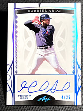 2022 Leaf TRINITY PROSPECT ROOKIE AUTO Gabriel Arias 4/25